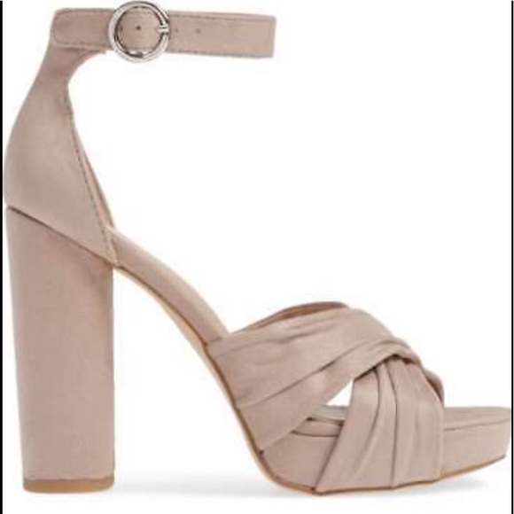 BCBGeneration Womens Flora Dream Fabric Open Toe Casual Ankle, Taupe, Size 10M - Picture 5 of 9